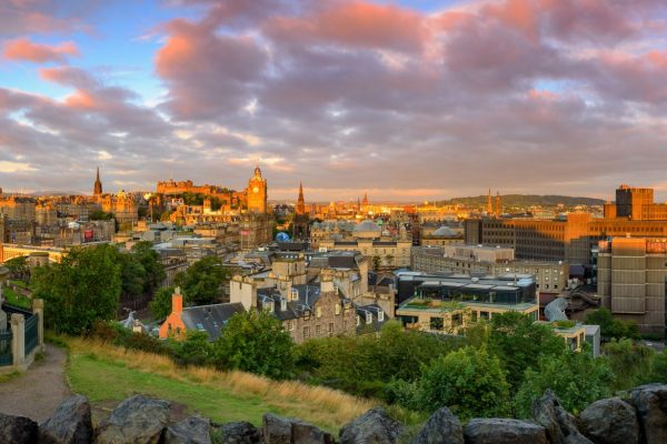 Edinburgh skyline - Drone