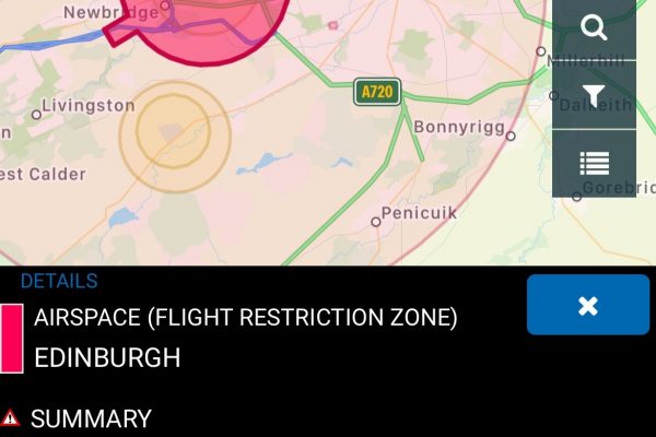 Edinburgh Drone Flight Check - Drone Assist UK United Kingdom