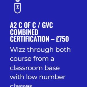 Combined A2 C of C and GVC Drone Course - In person Scotland