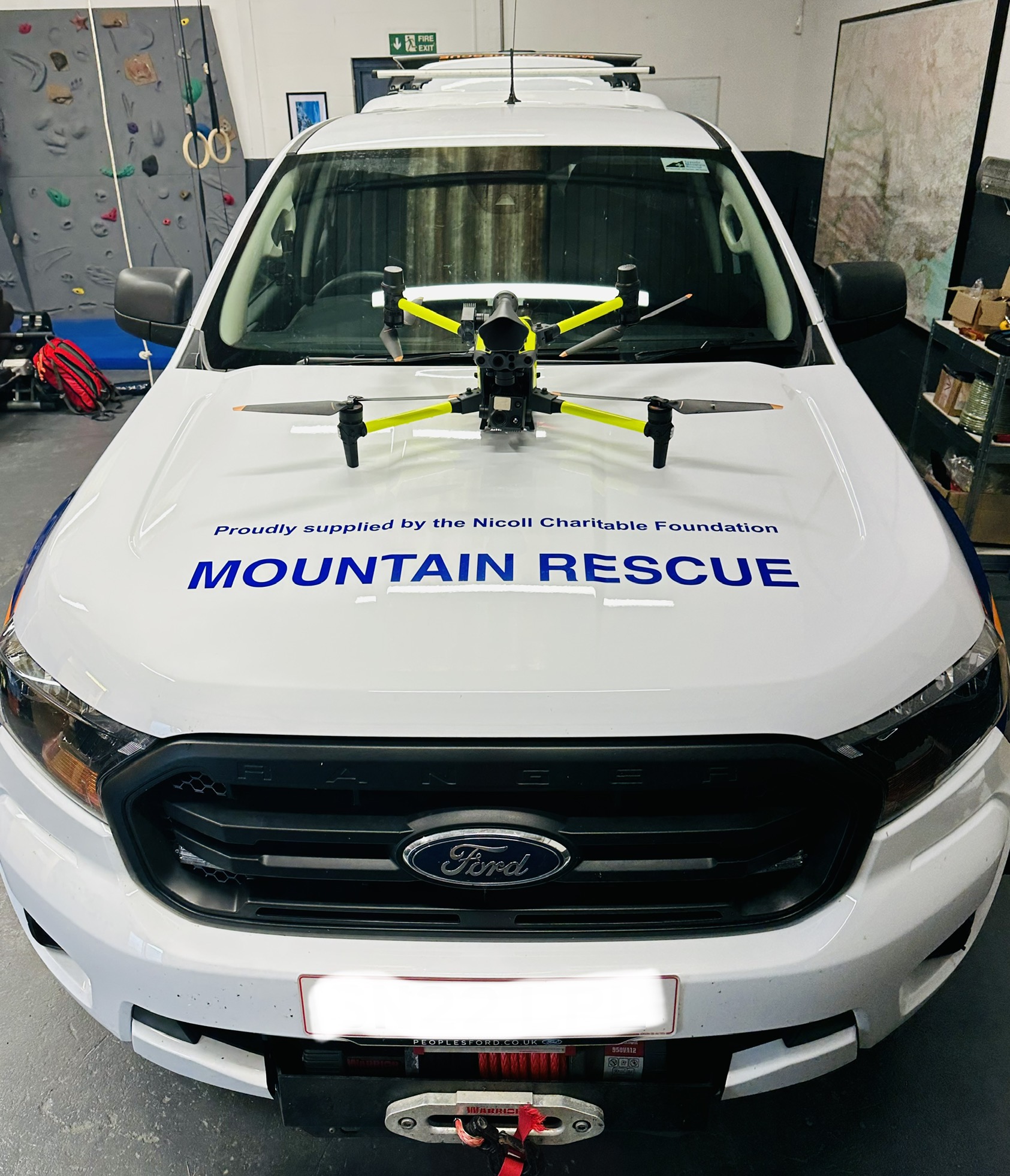 Mountain rescue drone Scotland