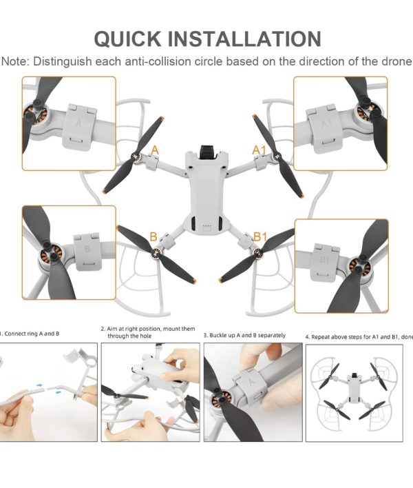 DJI Mini 3 range - Prop Guards EDC UK - Details