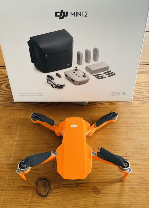 DJI mini 2 Skin Orange - Edinburgh Drone Company